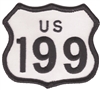 US 199 souvenir embroidered patch