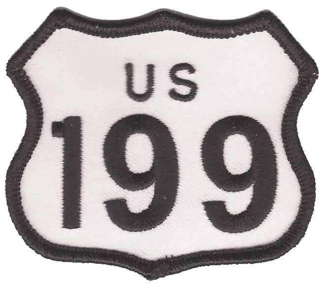 US 199 souvenir embroidered patch