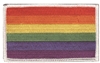 rainbow gay pride flag embroidered patch