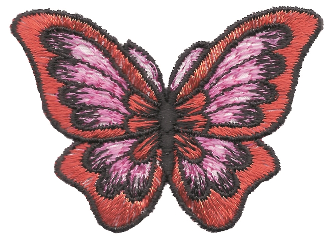 butterfly aetz embroidered applique patch