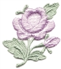 rose & petal aetz embroidered applique patch
