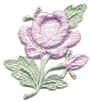 rose & petal aetz embroidered applique patch