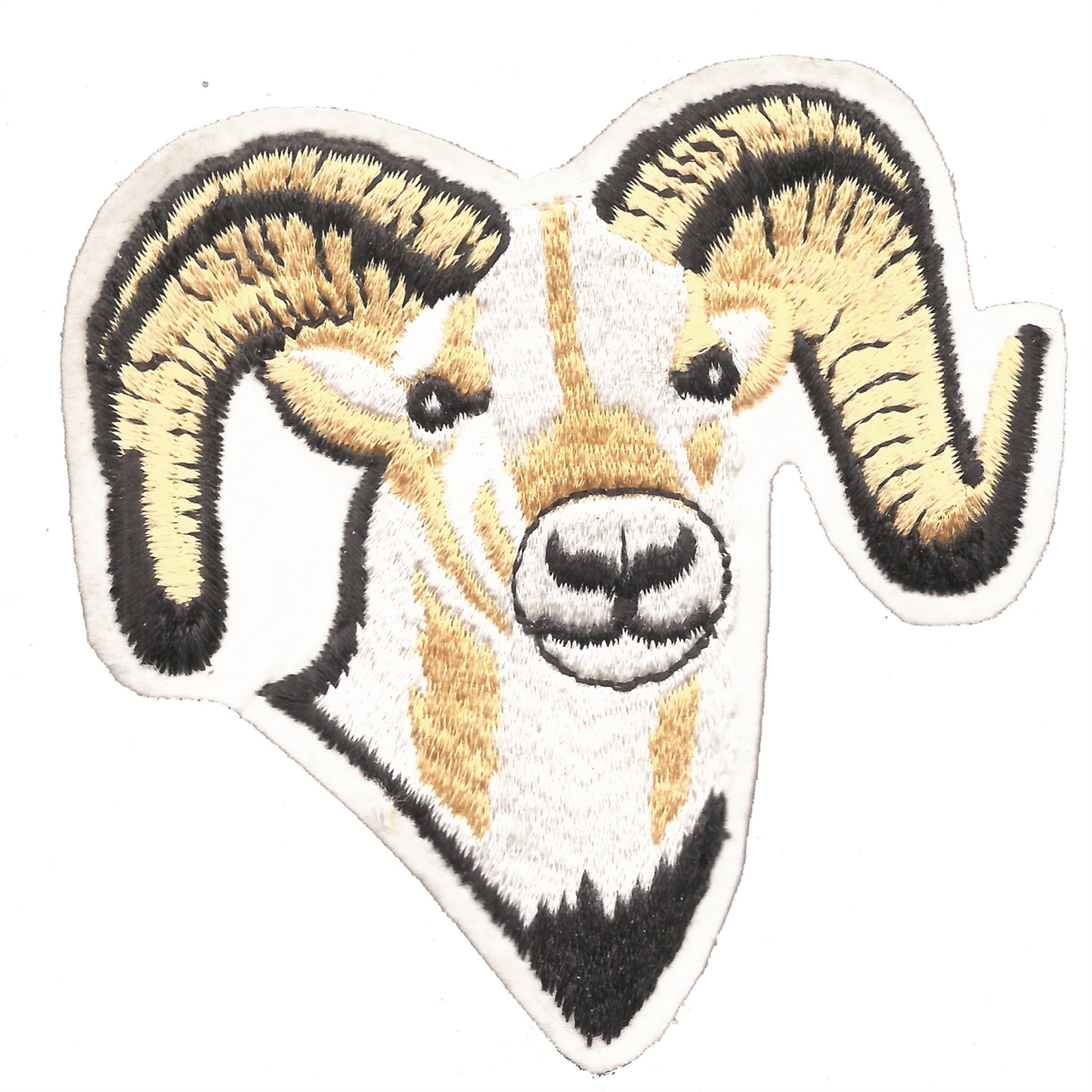 big sheep or ram embroidered patch.