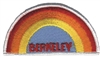 BERKELEY rainbow embroidered souvenir patch