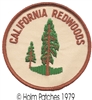 CALIFORNIA REDWOODS souvenir embroidered patch