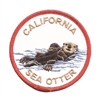 CALIFORNIA SEA OTTER souvenir embroidered patch