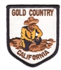 CALIFORNIA GOLD COUNTRY souvenir embroidered patch