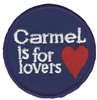 CARMEL IS FOR LOVERS souvenir embroidered patch