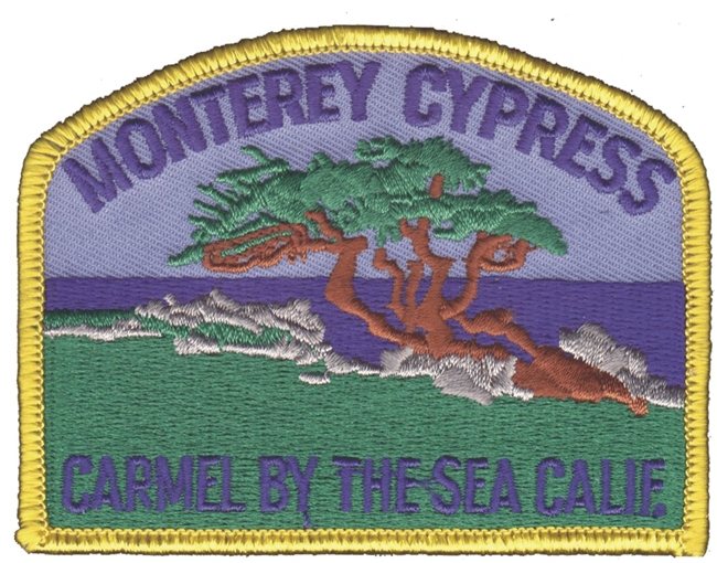 MONTEREY CYPRESS souvenir embroidered patch