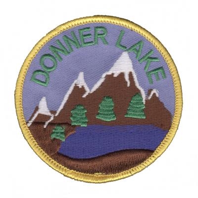DONNER LAKE souvenir embroidered patch