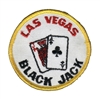 LAS VEGAS BLACKJACK souvenir embroidered patch