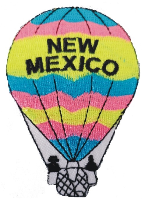NEW MEXICO hot air balloon souvenir embroidered patch, NM