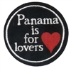 PANAMA IS FOR LOVERS souvenir embroidered patch