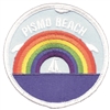 PISMO BEACH rainbow sailboat embroidered patch