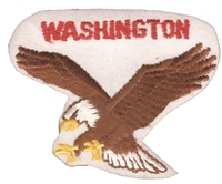 WASHINGTON eagle souvenir embroidered patch