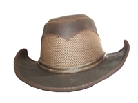 hDURANGO - Durango leather vented hat