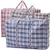 strong plastic zippered large shopping bag