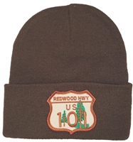 CALIFORNIA REDWOOD HWY knit beanie