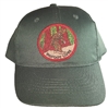 BIGFOOT LIVES Dark Green cotton cap with velcro adjust.