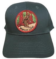 BIGFOOT LIVES dark green cotton low profile cap