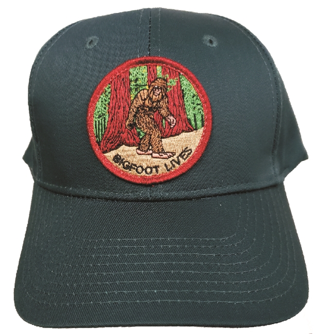 BIGFOOT LIVES dark green cotton low profile cap