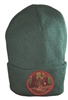 BIGFOOT LIVES green knit beanie.