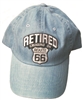 RETIRED, CRUISIN' ON ROUTE 66 Low profile denim cap