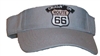 CRUISIN ON ROUTE 66 grey visor