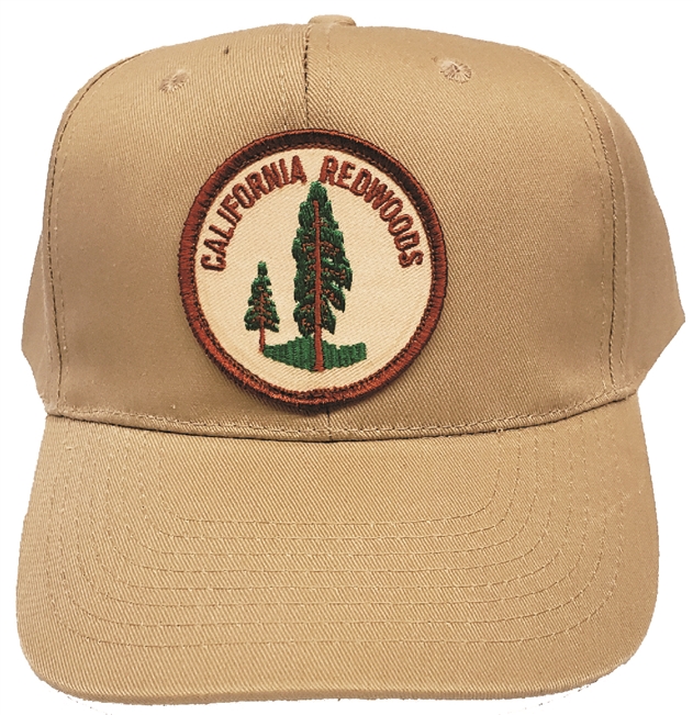 CALIFORNIA REDWOODS cotton khaki cap