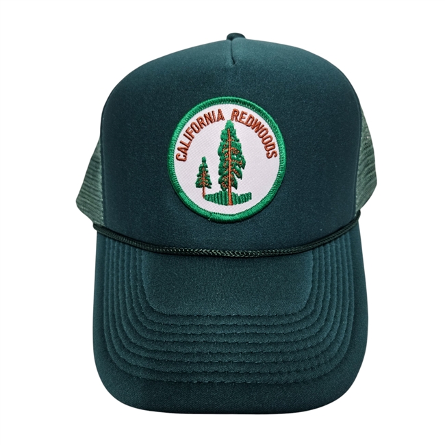 CA REDWOODS on mesh back cap