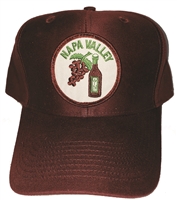 NAPA VALLEY wine & grapes cotton cap