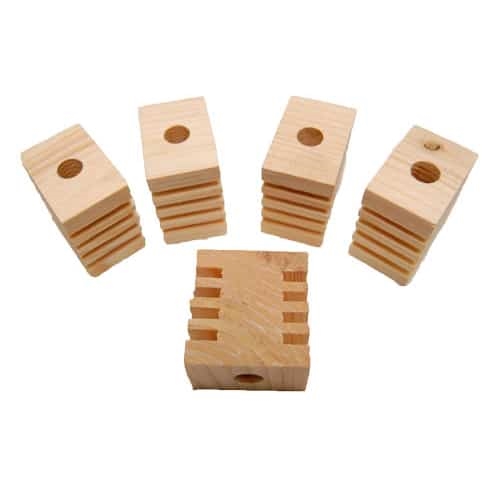 Diy wood crocodile blocks 60pk