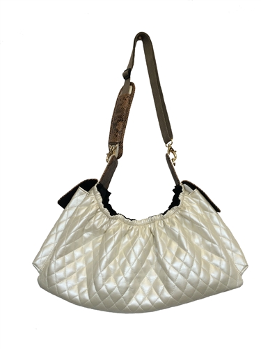 Eliza Quilted Puffy Sling Bag - Makaila James