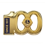 Pin - Pierced Centennial Lapel Gold Tone