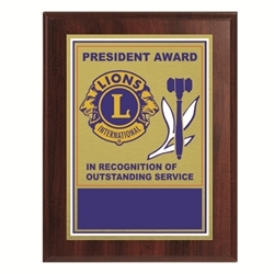 Plaque President Appreciation Award - 7 x 9 inch