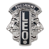 Leo President Pin