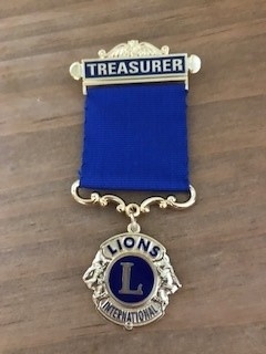 Treasurer Ribbon Medal