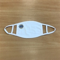 Lions Logo Face Mask - White