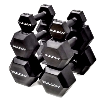 Pro Hex Rubber Dumbbell Pairs