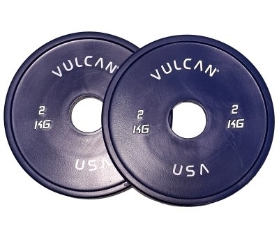 2 kg V-Lock Olympic Weightlifting Rubber Disc