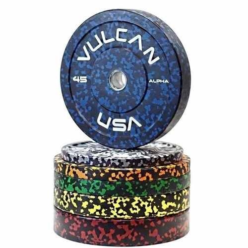 Vulcan Alpha Fleck Bumper Plates Set