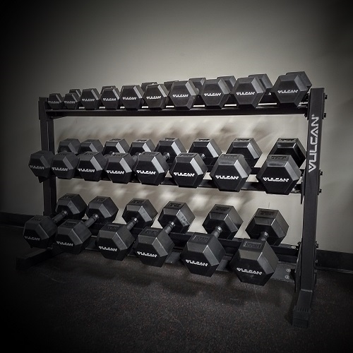 Three Tier Dumbbell Rack - Vulcan Strength