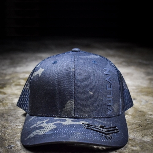 Vulcan Laser Lid Trucker Hat - Dark Camo