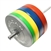 385 lb Color Bumper Plate and Olympic Bar Set