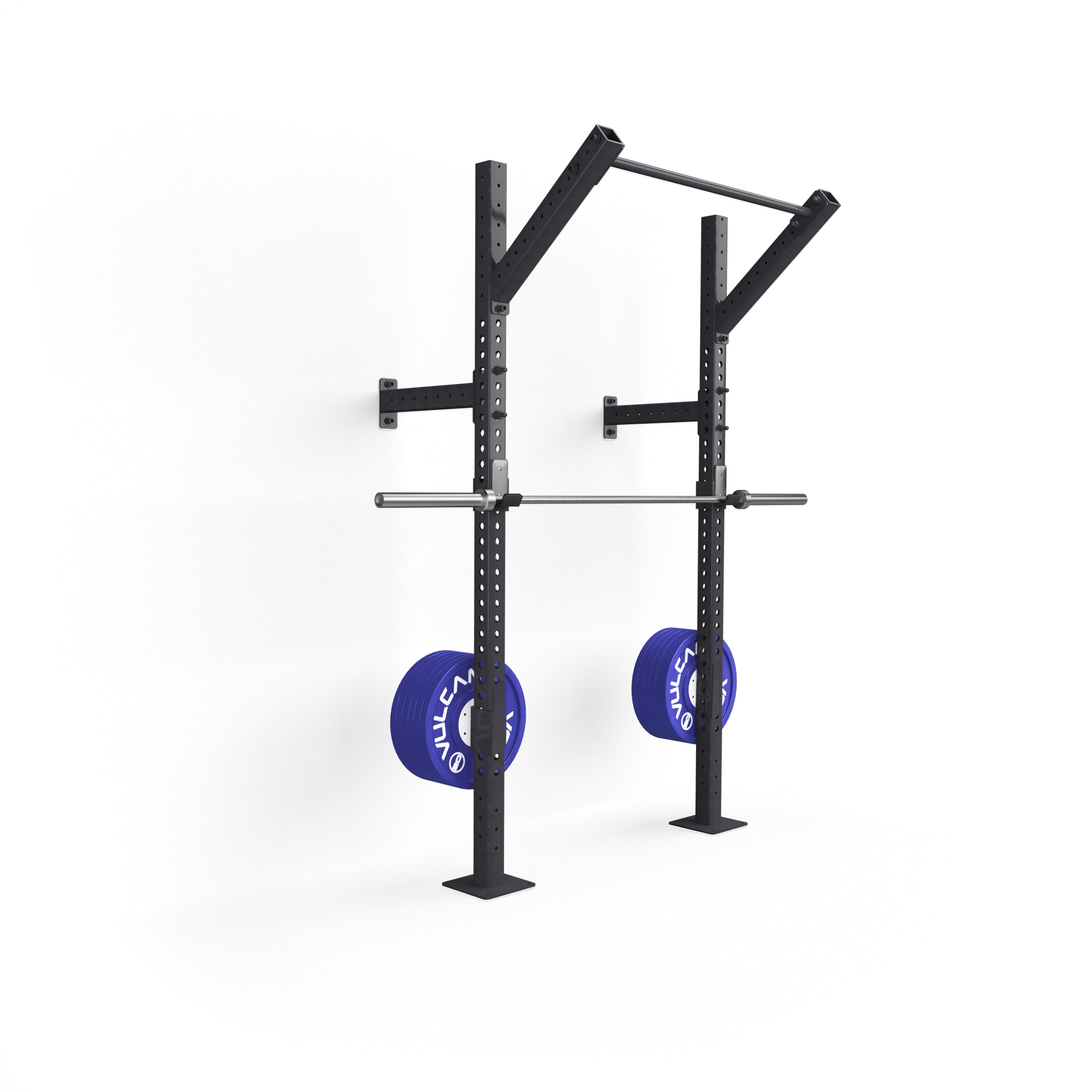 One Deep Wall Mounted Pull up Rig and Squat Rack