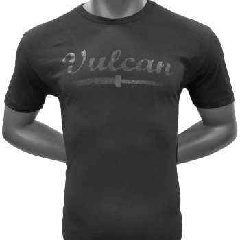 Vulcan Abused Barbell - T Shirt-Black