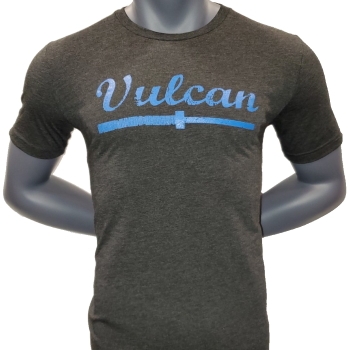 Vulcan Abused Barbell - T Shirt - Charcoal