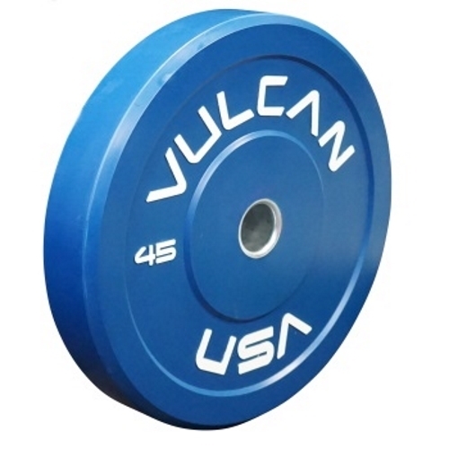 Vulcan 45lb Color Bumper Plate - Blue