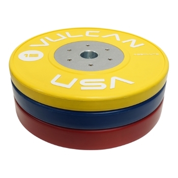 Vulcan Competition Bumper Plates - 120 kg Set