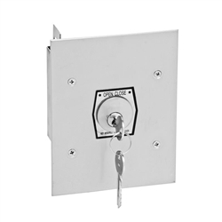 1KF - Nema 1 Interior Tamperproof Open-Close Key Switch Flush Mount